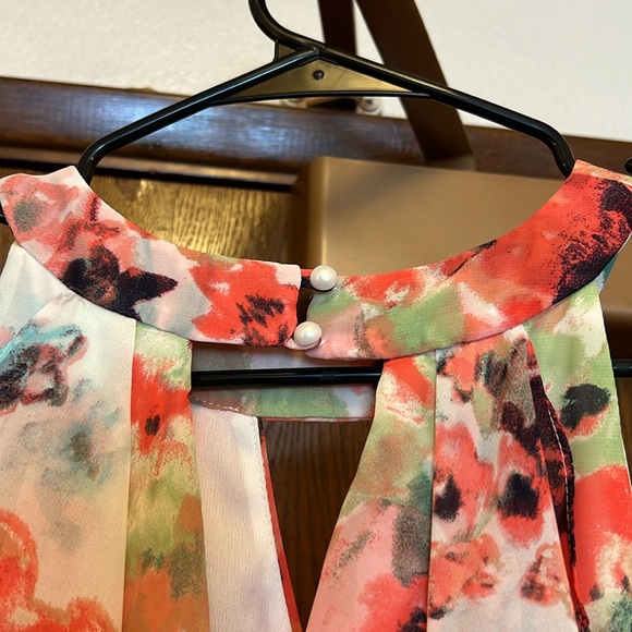 BCX summer floral dress with attachable necklace - Picture 10 of 12
